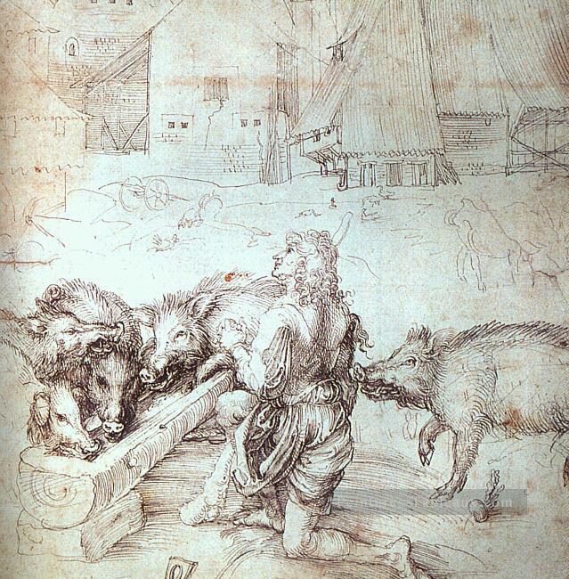 Le fils prodigue Nothern Renaissance Albrecht Dürer Peintures à l'huile